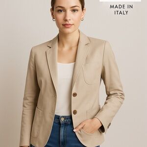 Sottotono Made in Italy 100% Cotton Blazer – Size 46 (Drop 7)